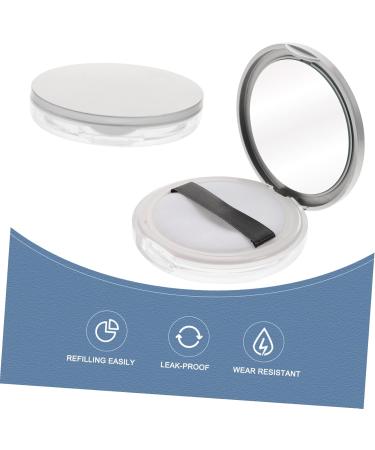 PACKOVE Body Mirrors 2pcs Box Loose Powder Box Makeup Containers Empty Cushion Compact Case 5g Powder Case Foundation Box 7.5x7.5cm Colorful - Buy Online on SooperMarket.com