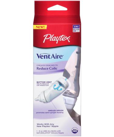 Playtex VentAire Advanced Wide Bottle - 9 oz (Discontinued by Manufacturer) - Buy Online on SooperMarket.com