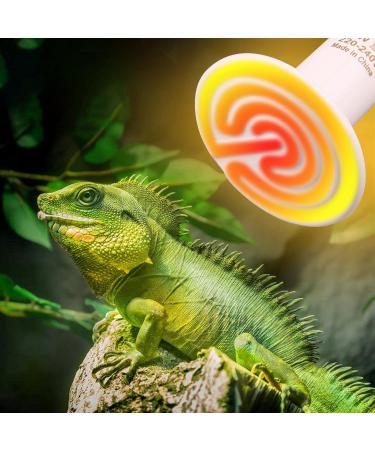 Dernord Reptiles Thermal Lamp 150W - Ceramic Heating Spotlights for Turtles Crayfish Spiders & More - E27 Heating Lamp (2 Pieces) - Buy Online on SooperMarket.com