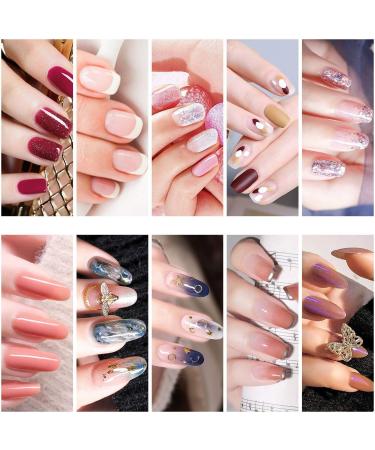 500 Pieces Clear French False Nail Tips with Box - Acrylic Artificial Nails for Women & Girls (10 Sizes) - Buy Online on SooperMarket.com