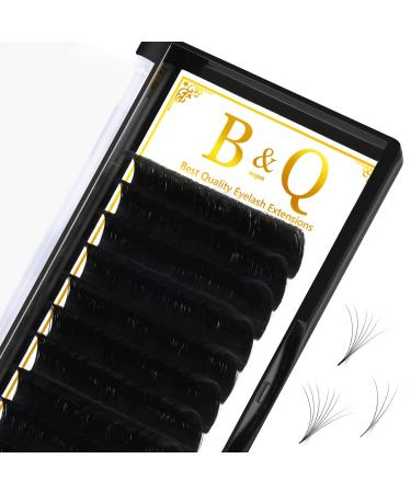 Easy Fan Lashes C-0.05-15 Easy Fan Russian Lashes Eyelash Extensions C CC D DD curl Self Fanning Lashes 8-20mm Flowering Blooming Volune Lash Extension (C-0.05-15) 15 mm C-0.05