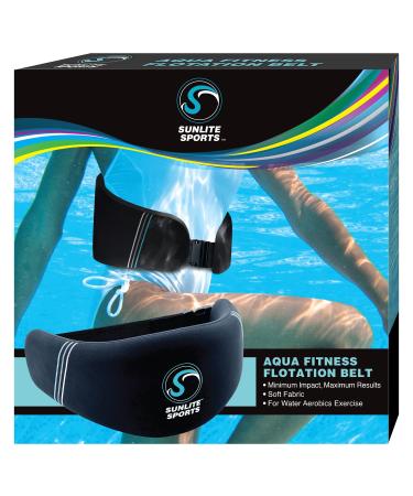 Sunlite Sports High-Density EVA-Foam Dumbbell Set, Water Weight, Swim Belt, Soft Padded, Water Aerobics, Aqua Therapy, Pool Fitness, Water Exercise Aqua Fitness Swim Belt Deluxe (Belt Only)