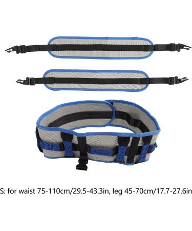 Elderly Transfer Belt High Load Capacity EVA Blue Transfer Belt Comfortable with Straps for Elderly Legs (S) - Buy Online on SooperMarket.com