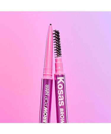 Kosas Brow Pop Nano Ultra-Fine Detailing Pencil - Brown Black | Precision Eyebrow Pencil | Free International Shipping - Buy Online on SooperMarket.com