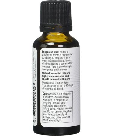 Now Foods Peace & Harmony Essential Oils 1 fl oz - Aromatherapy for Relaxation - Buy Online on SooperMarket.com