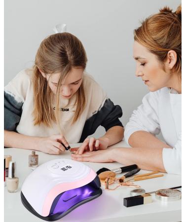 Neflsi 168W Nail Dryer Lamp | 36 UV LED Professional Nail Lamp with Smart Sensor & Timer for Gel Nails | Perfect for Fingernails & Toenails - Buy Online on SooperMarket.com