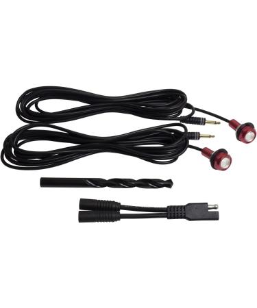 Yak-Power 2-Piece Super Bright LED Button Light Kit in Red - Buy Online on SooperMarket.com