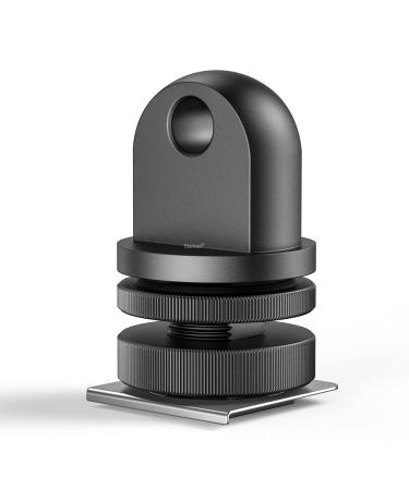 Seafrogs Diving Cold Shoe Adapter, YS Head Dual Nut Screw Stand Aluminium Camera Hot Shoe Mount, for Flashlight Camera Lighting System Accessory Mount Adapter for LED Video Light, Microphone YB-2