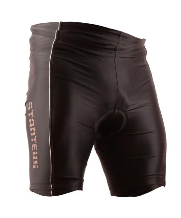 Stantks bike pants short bike pants shorts without carriers bike underpants cyclist pants with bike pro-air 3D coolmax sponge seat cushion with a high dense men's women unisex breathable reflectors thermo leggings SR0041 L black/gray