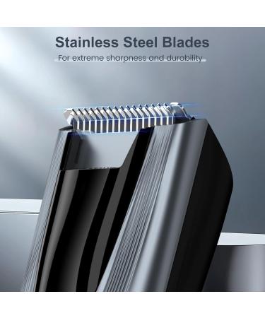 Men's Beard Trimmer - Cord/Cordless 40 Length Settings Rechargeable with Steel Blades - Precision Mustache & Facial Hair Trimmer for Men - Buy Online on SooperMarket.com