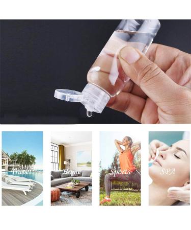 8-Piece 100ml Travel Bottle Set | Transparent Cosmetic Containers with 3 Funnels for Shampoo Lotion & Camping Essentials - Buy Online on SooperMarket.com