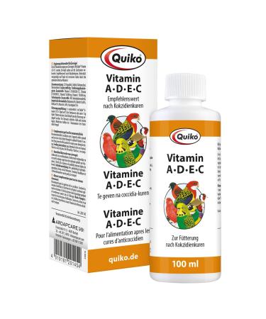 Quiko Vitamin ADEC 100ml - Vitamin supply for ornamental birds 100 ml