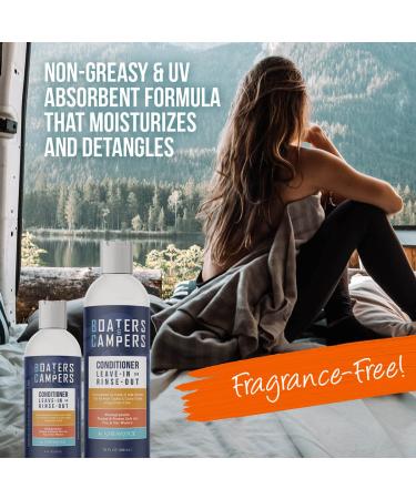 STREAM 2 SEA Hair Conditioner 16 oz | Reef Safe Fragrance Free All Natural Deep Conditioner for Campers & Boaters | Paraben Free Ideal for Dry Damaged Hair - Buy Online on SooperMarket.com