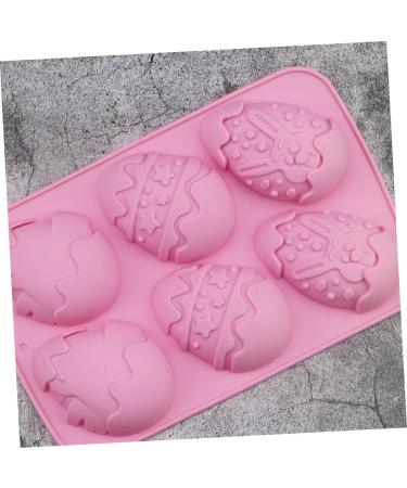 NAMOARLY 2pcs Easter Egg Pastry Chocolate Candy Mold Ice Cube Mould Silicone Cake Molds Embossed DIY Sugar Mold Egg Dessert Baking Bunny Ice Cube Mold Fondant Cake Mould Biscuit Pudding - Buy Online on SooperMarket.com