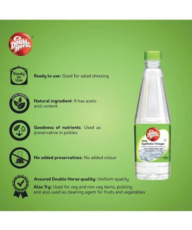 Double Horse Filtered Pure White Vinegar 1l | Boost Immunity | Helps in Digestion - Buy Online on SooperMarket.com