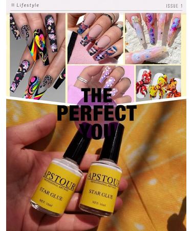 Nail Art Foil Glue Gel for Starry Sky Stickers - 2 Bottles (16ML each) - Buy Online on SooperMarket.com