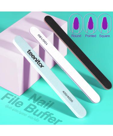 Teenitor Nail Gel Remover Kit with Clips, Pads, Brushes & Oil - Cuticle Tools Included - Buy Online on SooperMarket.com