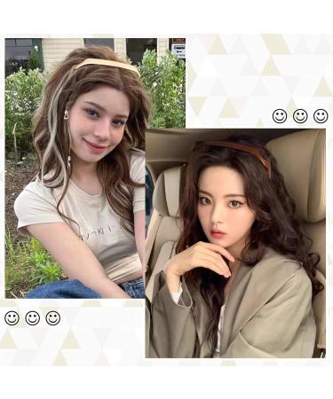 3 Fashionable Women's Headband Sunglasses Headband Square Thick Hair Fixed Magic Invisible Headband Suitable for Curly Thick Hair. - Buy Online on SooperMarket.com