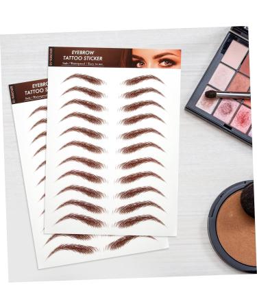 HAPINARY 5 Sheets eyebrow sticker sticker eye makeup supplies makeup eyebrow - Buy Online on SooperMarket.com