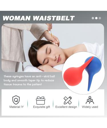 4Pcs Rubber Ear Syringe Hand Bulb | Ear Cleaning Ball for Adults 75ML | Ear Wax Removal Tool - Buy Online on SooperMarket.com