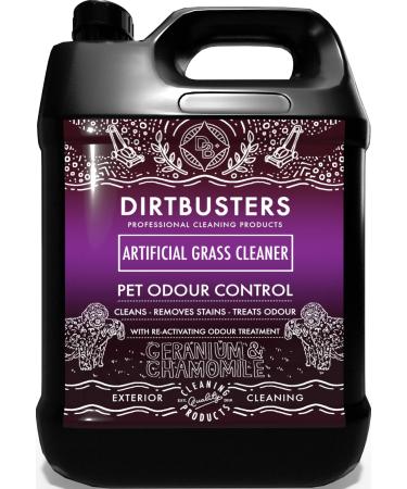 Dirtbusters Pet Artificial Grass Cleaner With Odour & Urine Eliminator For Dogs & Cats To Clean Remove Stains & Deodorise (5L)