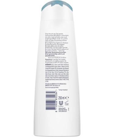 Dove Nutritive Solutions 2-in-1 Shampoo & Conditioner for Normal to Dry Hair 250ml - Daily Moisturizing Pack - Buy Online on SooperMarket.com