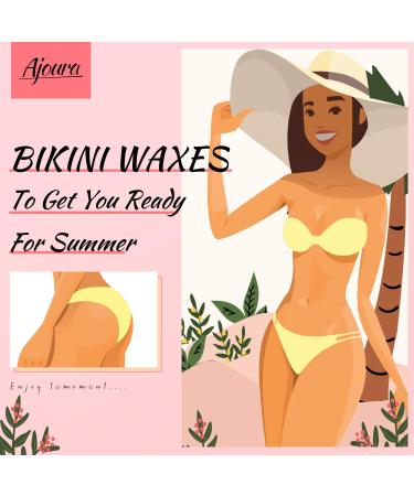 Ajoura Home Waxing Kit with Digital Warmer - 14oz Hard Wax Beads for Brazilian Bikini, Legs, Armpit, Face - Pre & After Wax Spray Included - Buy Online on SooperMarket.com