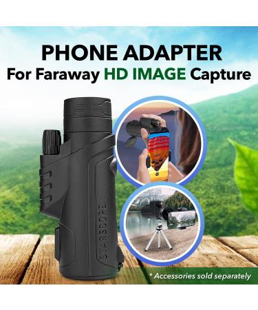 STARSCOPE Monocular G3 - Long-Range 10x42 High Powered Monocular | Small Monocular for Bird Watching  Hunting  Sports  and More | Monoculars for Adults with BAK4 Prism and Wide Field of View - Buy Online on SooperMarket.com