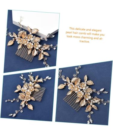 HAPINARY girls hair accessories European and American hair accessories bridal hair accessories accessories Hand made bridesmaid bride headpieces for wedding hairpin bride hair accessory - Buy Online on SooperMarket.com