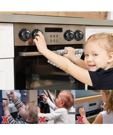 GRENFU Stove Knob Covers - 5 + 1 Pack | Child Safety Gas & Oven Knob Covers - Buy Online on SooperMarket.com