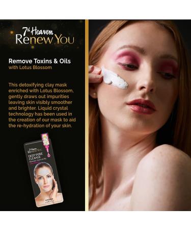 7th Heaven RenewYou Golden Luxury Skincare Gift Set - Contains a Variety of Face Masks to Cleanse and Hydrate Skin Gold Cosmetic Bag and Soft Cleansing Face Cloth - Buy Online on SooperMarket.com