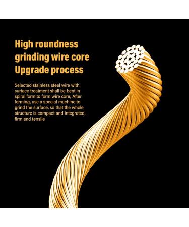 Chooee Bicycle PRO Shift Cable - Ultra Slick Derailleur Cable for Shimano/SRAM Shifter - Gold - 2x2500mm - Buy Online on SooperMarket.com