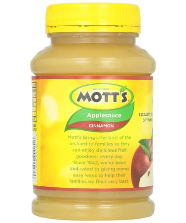 Motts Inc Apple Sauce Cinnamon 24 oz - Delicious and Healthy Snack - Buy Online on SooperMarket.com