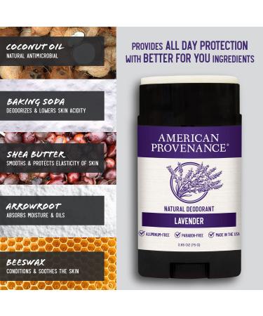 All Natural Aluminum Free Men's Deodorant - Lavender - Long-Lasting & Cruelty-Free - Made in USA - Buy Online on SooperMarket.com