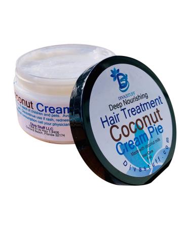 Coconut Milk Deep Nourishing Hair Treatment Made With Coconut Milk 4oz By Diva Stuff