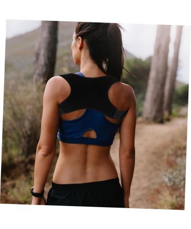 KICHOUSE Belt Holder Shoulder Rest Brace Posture Band Posture Straps for Men Polyester Black - Buy Online on SooperMarket.com