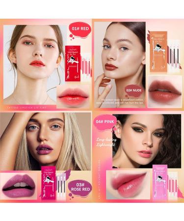 SWETIYOU Tattoo Lipstick Cotton Swab Set - 24Pcs Waterproof Non-Stick Q Tip Lip Tint Stain for Long Lasting Cute Lip Makeup - Buy Online on SooperMarket.com