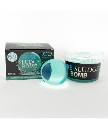 Evolution Aqua Pure Sludge Bomb Pond Sludge Remover Natural Sludge Buster for Pond Clear Water Treatment Bacteria Balls Cleaner Pond Bomb for Fish Ponds | 1 Gel Ball Treats 20 000 litres - Buy Online on SooperMarket.com