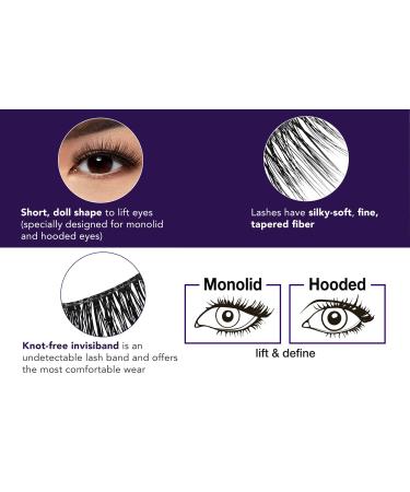 Ardell Extension FX L Curl False Eye Lashes - 4 Pack for Lifted & Defined Eyes - Buy Online on SooperMarket.com