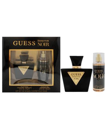 Guess Seductive Noir for Women - 2 Pc Gift Set 2.5oz EDT Spray 4.2oz Fragrance Mist