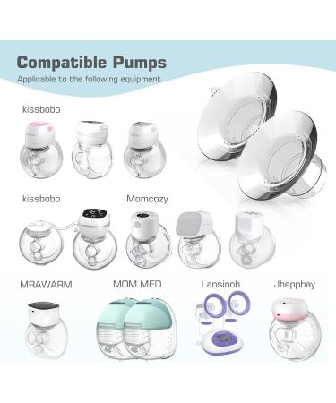 2PCS 13MM Flange Inserts for Lansinoh/MomcozyS9 Pro/S12 Pro/Medela Breast Pumps - Universal 24MM Shields/Flanges - Buy Online on SooperMarket.com