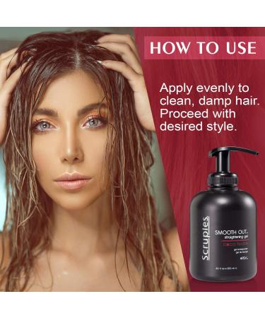 Scruples Smooth Out Hair Straightening Gel (8.5oz) - Anti-Frizz Balm for Men & Women | Controls Curls, Conditions & Smoothens | All Hair Types - Buy Online on SooperMarket.com