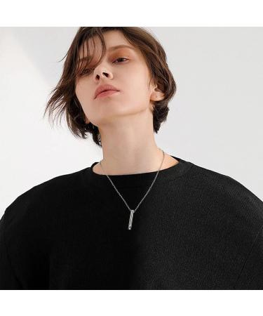Breathing Necklace for Women Anxiety Relief Necklace Stainless Steel Mindful Breathe Necklace Breathe Easy Necklace for Meditation Silent Axiety Whistle Necklace for Calming Down Silver - Buy Online on SooperMarket.com