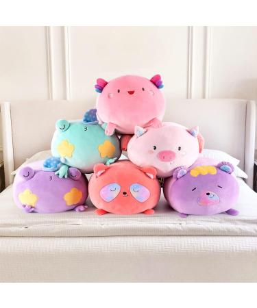 Mewaii Soft Frog Plush Pillow 16'' - Fluffy Stuffed Animal Toy for Adults and Kids (Green) | 40cm Squishy Pillow - Buy Online on SooperMarket.com