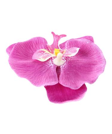 Lodokdre Hair Pin Orchid Butterfly Flowers Hair Purple