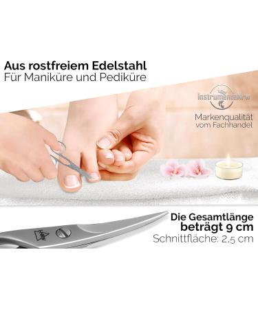 Professional Left-Handed Nail Scissors | Stainless Steel Toenail & Cuticle Clipper - Extra Sharp Design - Buy Online on SooperMarket.com