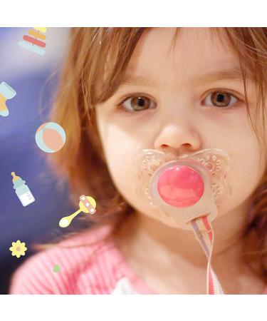 10PC Silicone Rings for Pacifier Chains - Soft Transparent Baby Pacifier Holders & Clips - Buy Online on SooperMarket.com
