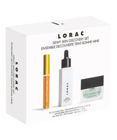 LORAC Dewy Skin Discover Set: Makeup Primer, Plumping Gloss, Face Moisturizer for Ultimate Hydration - Buy Online on SooperMarket.com