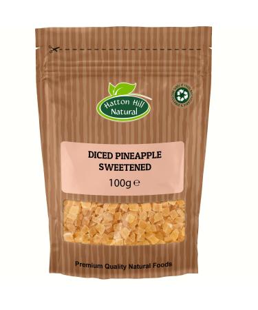 Diced Pineapple Sweetened 100g by Hatton Hill