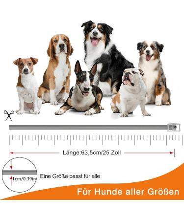 DEWEL Tick Collar for Dogs - Adjustable 63.5cm Waterproof Flea & Tick Protection - Buy Online on SooperMarket.com